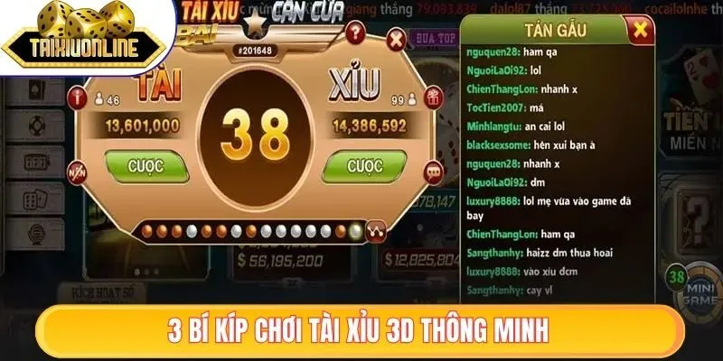 Tài Xỉu 3D - 3 Mẹo Chơi Hiệu Quả Tăng Cơ Hội Thắng Sicbo 3 3 bí kíp chơi tài xỉu 3D thông minh