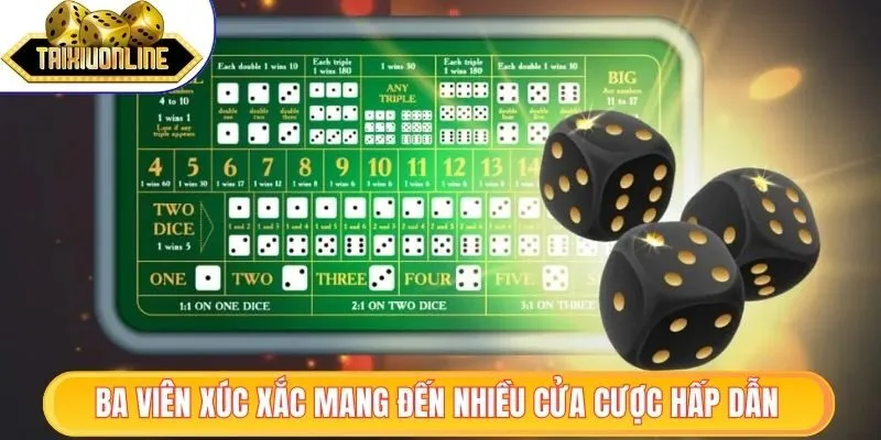 Sicbo Là Gì - Khám Phá Tuyệt Chiêu Thắng Cược Cực Dễ 2 Ba viên xúc xắc mang đến nhiều cửa cược hấp dẫn